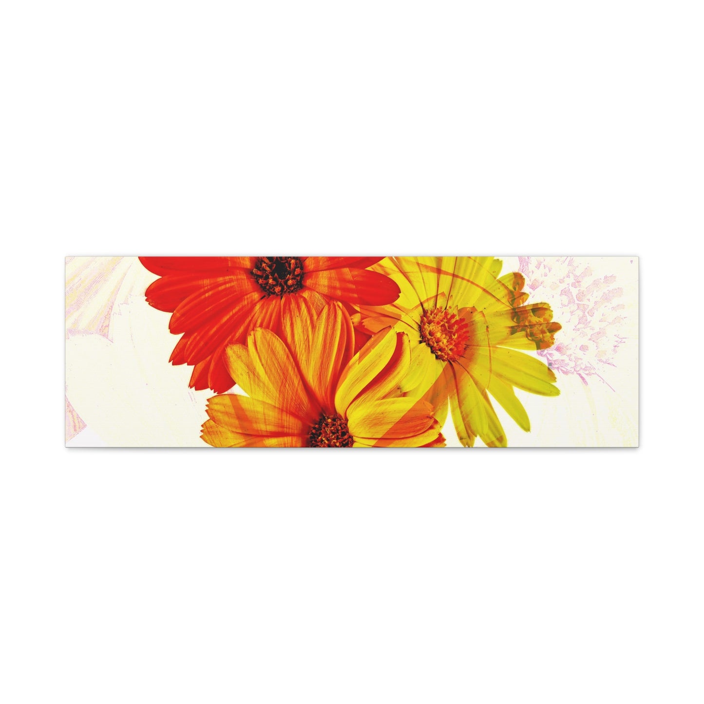 Collection Signature "FLORAL Numéro 19" sur Toile Fine Art sur Toile / Epaisseur 3,2cm - 1'25 po