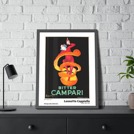 Bitter Campari (1921) by Leonetto Cappiello / Affiche Encadrée Série Vintage Ads Collection