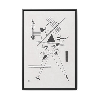 Wassily Kandinsky / Lithographie No. 1 (1925) / Toile encadrée sur caisse américaine