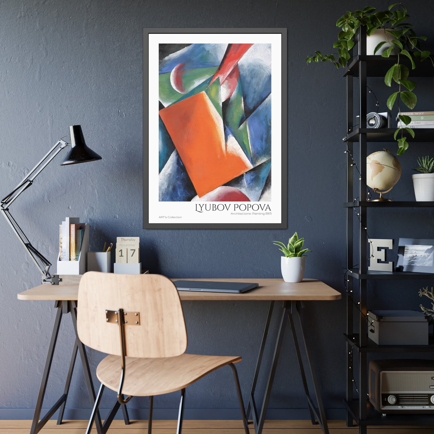 Architectonic Painting (1917) by Lyubov Popova  / Affiche Encadrée série ART's Collection
