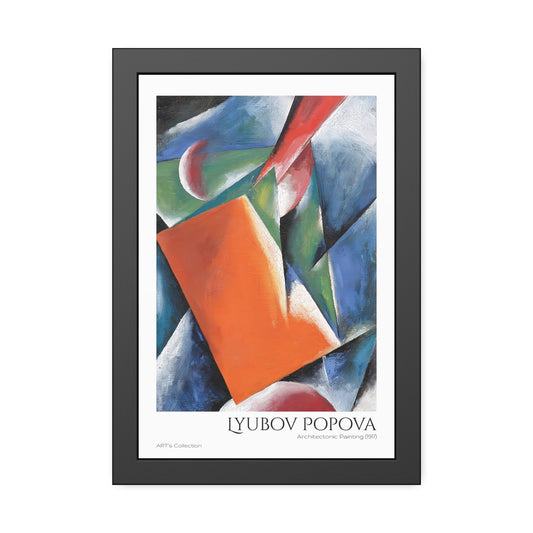 Architectonic Painting (1917) by Lyubov Popova  / Affiche Encadrée série ART's Collection
