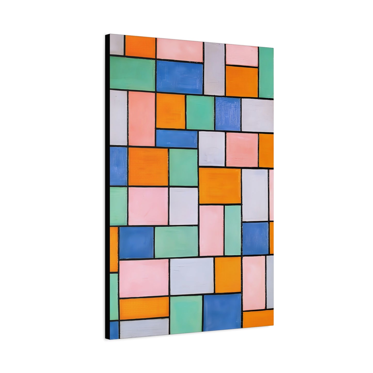 Composition in dissonances (1919) by Theo van Doesburg  / Reproduction Fine Art sur Toile / Epaisseur 3.2 cm - 1.25 inch