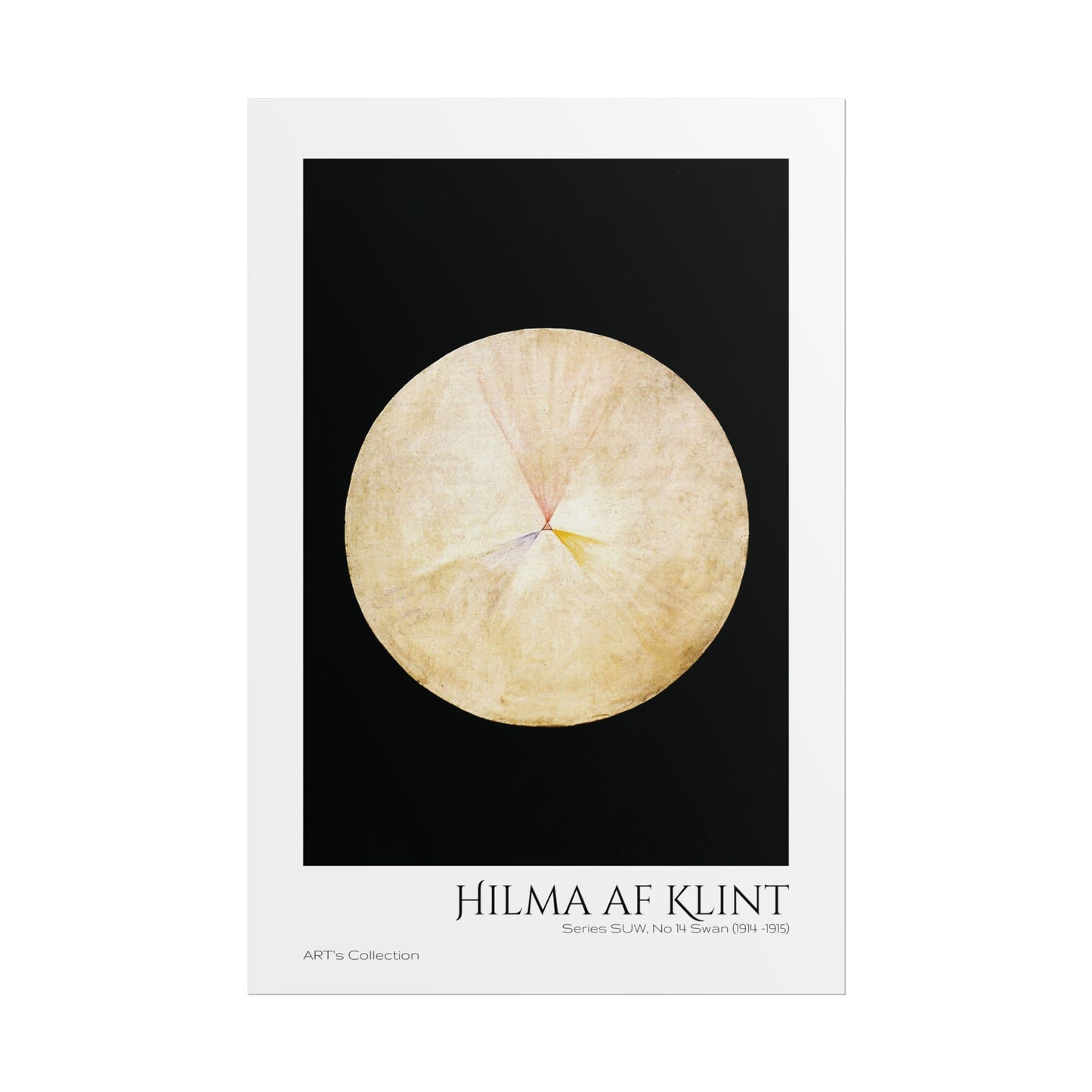 Series SUW, No 14 Swan (1914 -1915) by Hilma af Klint  / Affiche imprimée - Série ART's Collection