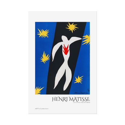 La Chute d'Icare (1943) by Henri Matisse / Affiche imprimée - Série ART's Collection