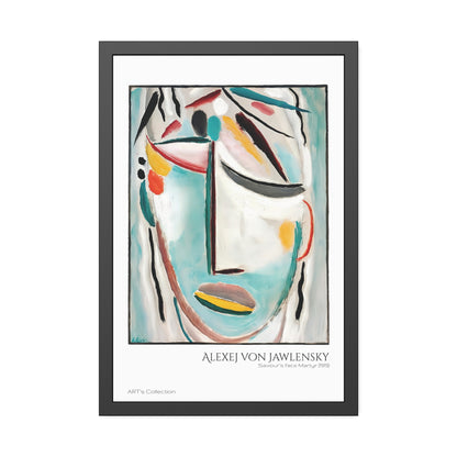 Saviour's face Martyr (1919) by Alexej von Jawlensky  / Affiche Encadrée série ART's Collection