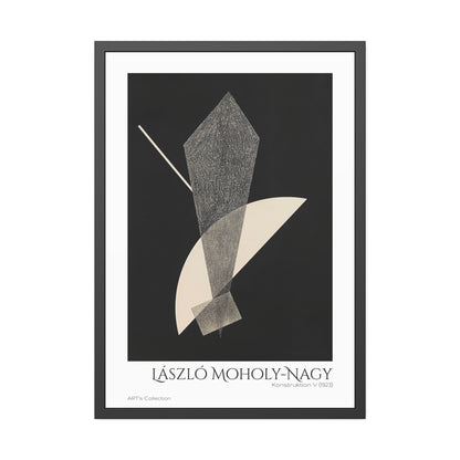 Konstruktion V (1923) by László Moholy-Nagy  / Affiche Encadrée série ART's Collection