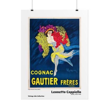 Cognac Gautier Frères (1907) by Leonetto Cappiello / Affiche imprimée - Série Vintage Ads Collection