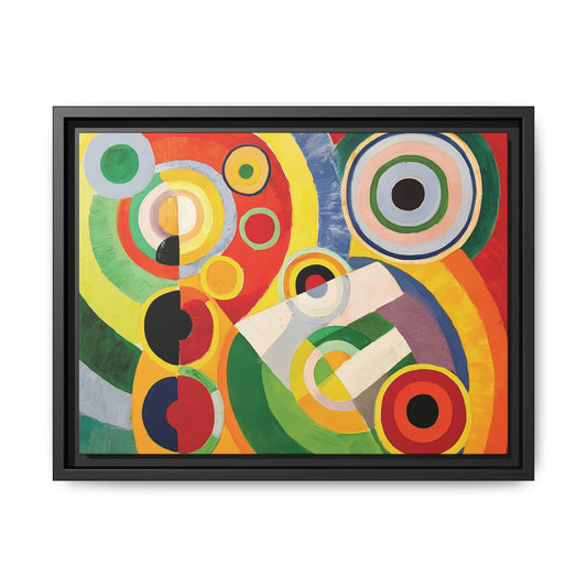 Rythme, Joie de vivre (1930) by Robert Delaunay  / Toile encadrée sur caisse américaine