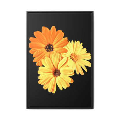 Collection Signature "FLORAL Numéro 8" sur Toile encadrée avec caisse américaine