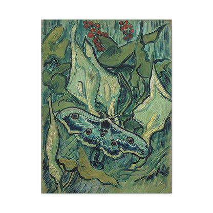 Emperor moth (1889) by Vincent van Gogh  / Reproduction Fine Art sur Toile / Epaisseur 3,2cm - 1'25 po