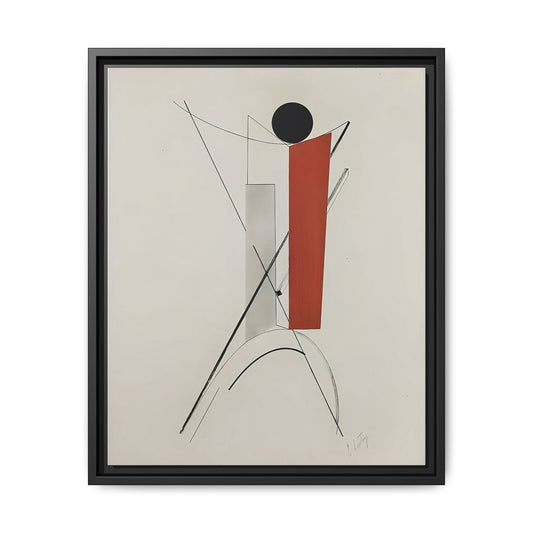 Kestnermappe Proun, Rob. Levnis and Chapman GmbH Hannover #3 (1923) by El Lissitzky / Toile encadrée sur caisse américaine