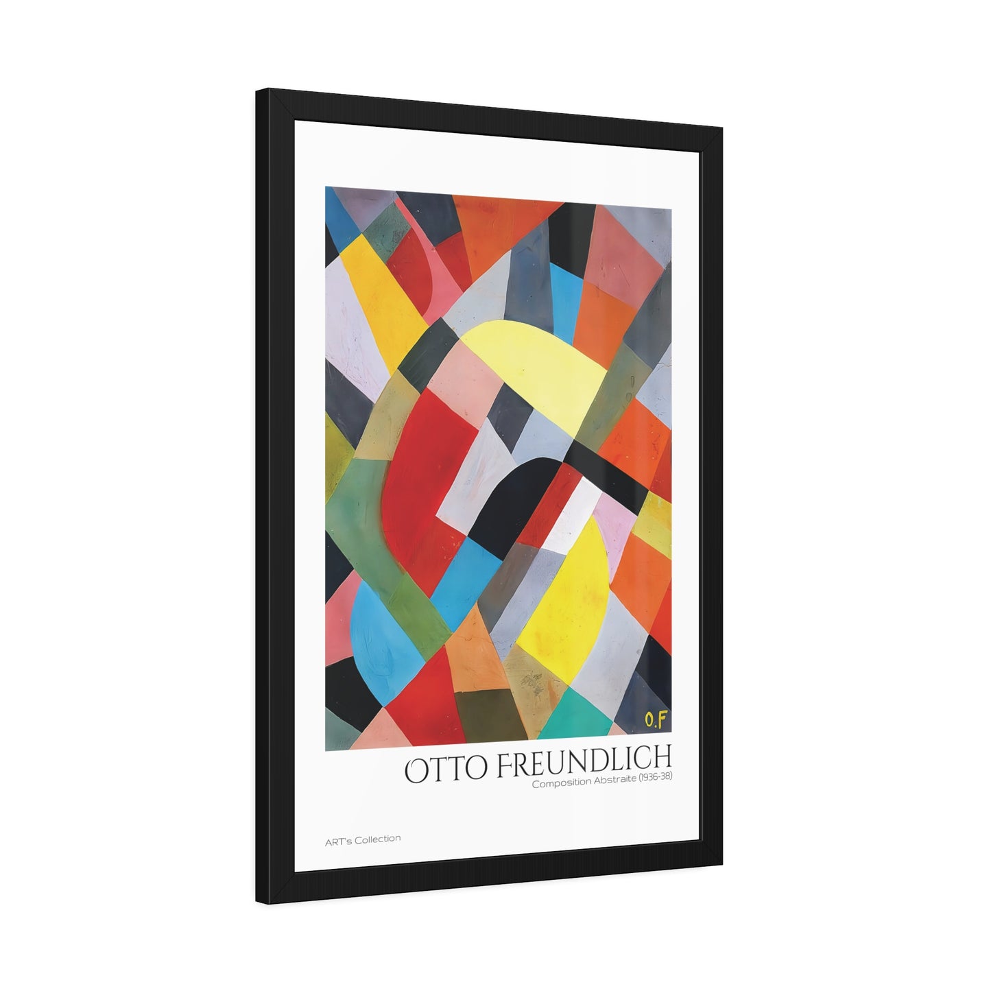 Composition Abstraite (1936-38) by Otto Freundlich  / Affiche Encadrée série ART's Collection