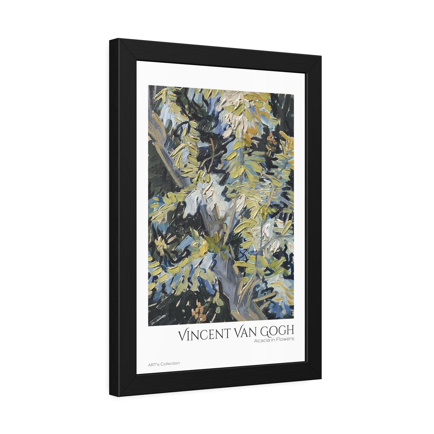 Acacia in Flowers by Vincent Van Gogh / Affiche Encadrée série ART's Collection