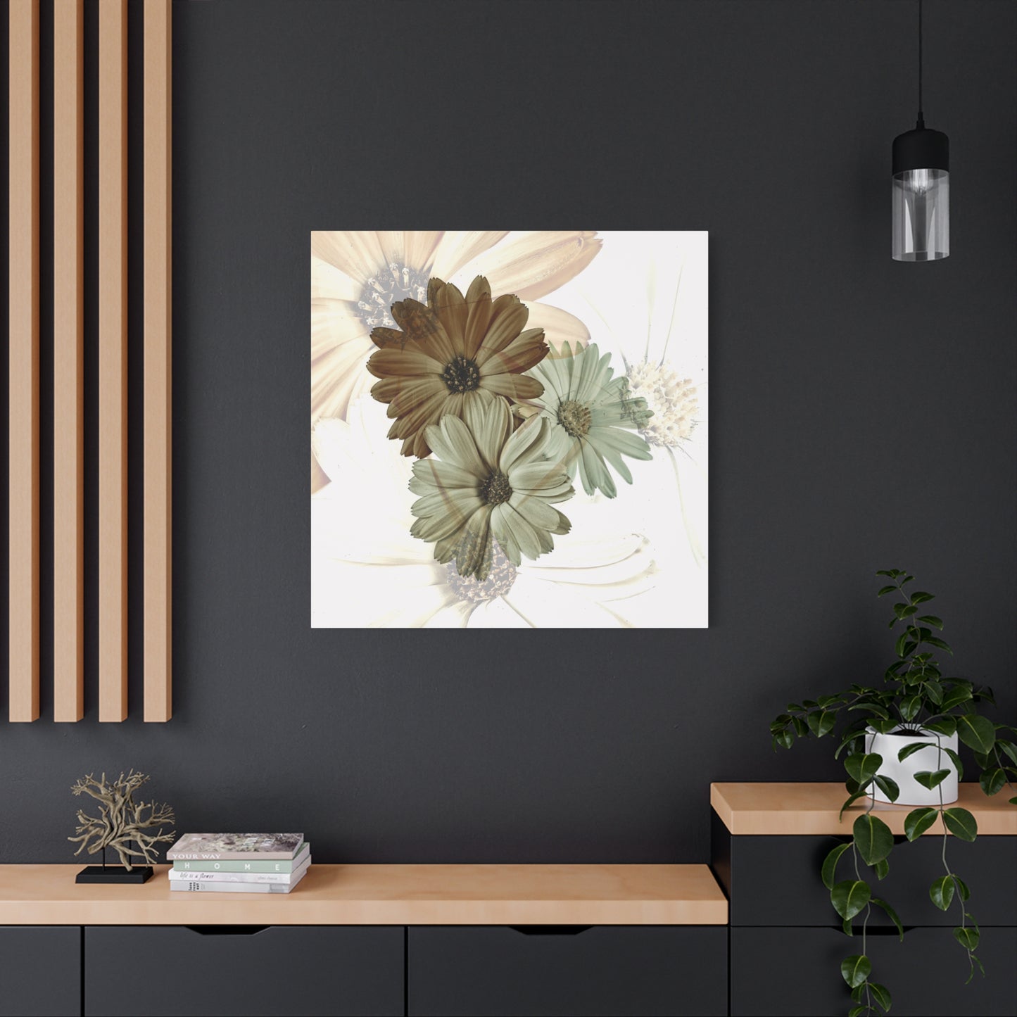 Collection Signature "FLORAL Numéro 12" sur Toile Fine Art sur Toile / Epaisseur 3,2cm - 1'25 po