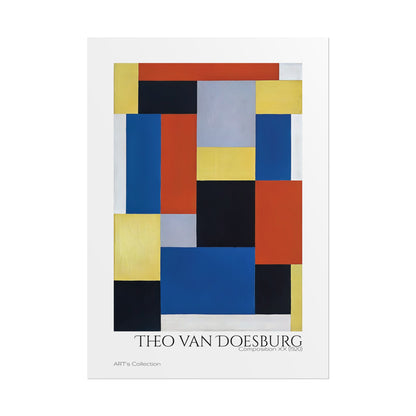 Composition XX (1920) by Theo van Doesburg  / Affiche imprimée - Série ART's Collection