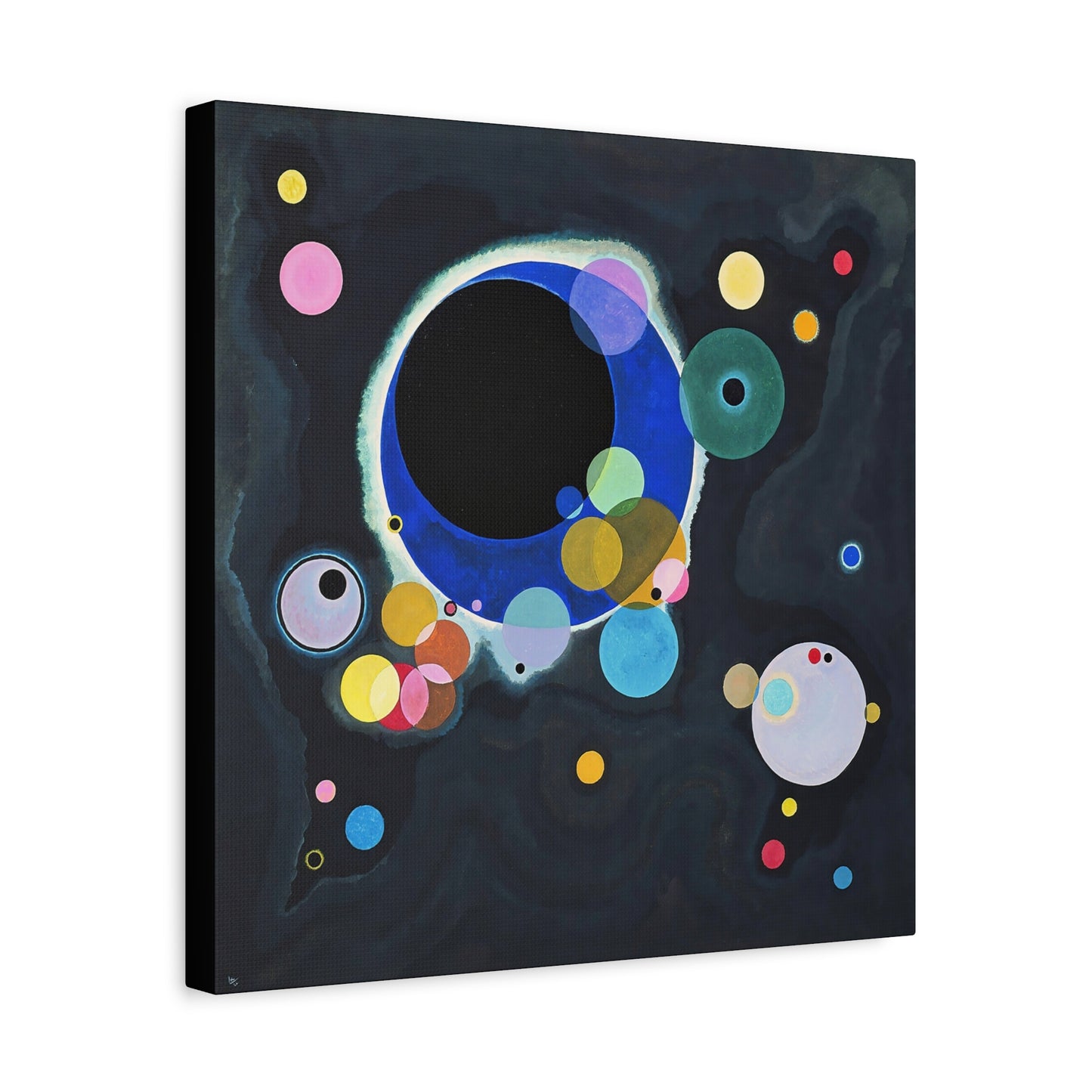 Several Circles (1926) by Wassily Kandinsky  / Reproduction Fine Art sur Toile / Epaisseur 3,2cm - 1'25 po