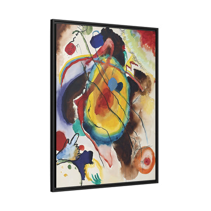 Entwurf zu einem Wandbild für Edwin R. Campbell by Wassily Kandinsky (1914) by Wassily Kandinsky / Toile encadrée sur caisse américaine