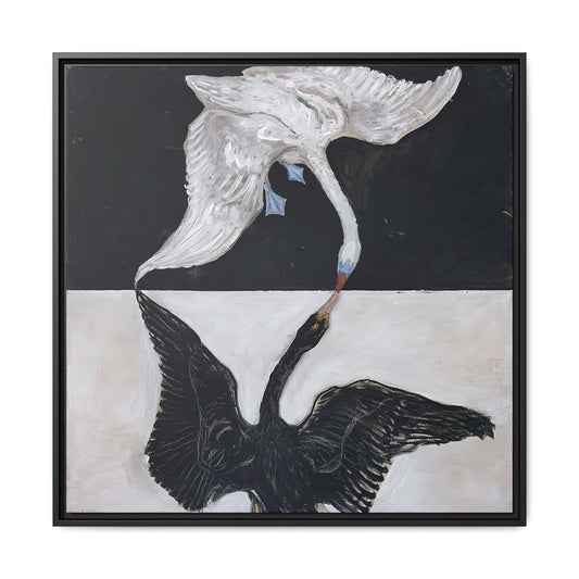 Group IX,SUW, The Swan, No. 1 (1915) by Hilma af Klint   / Toile encadrée sur caisse américaine