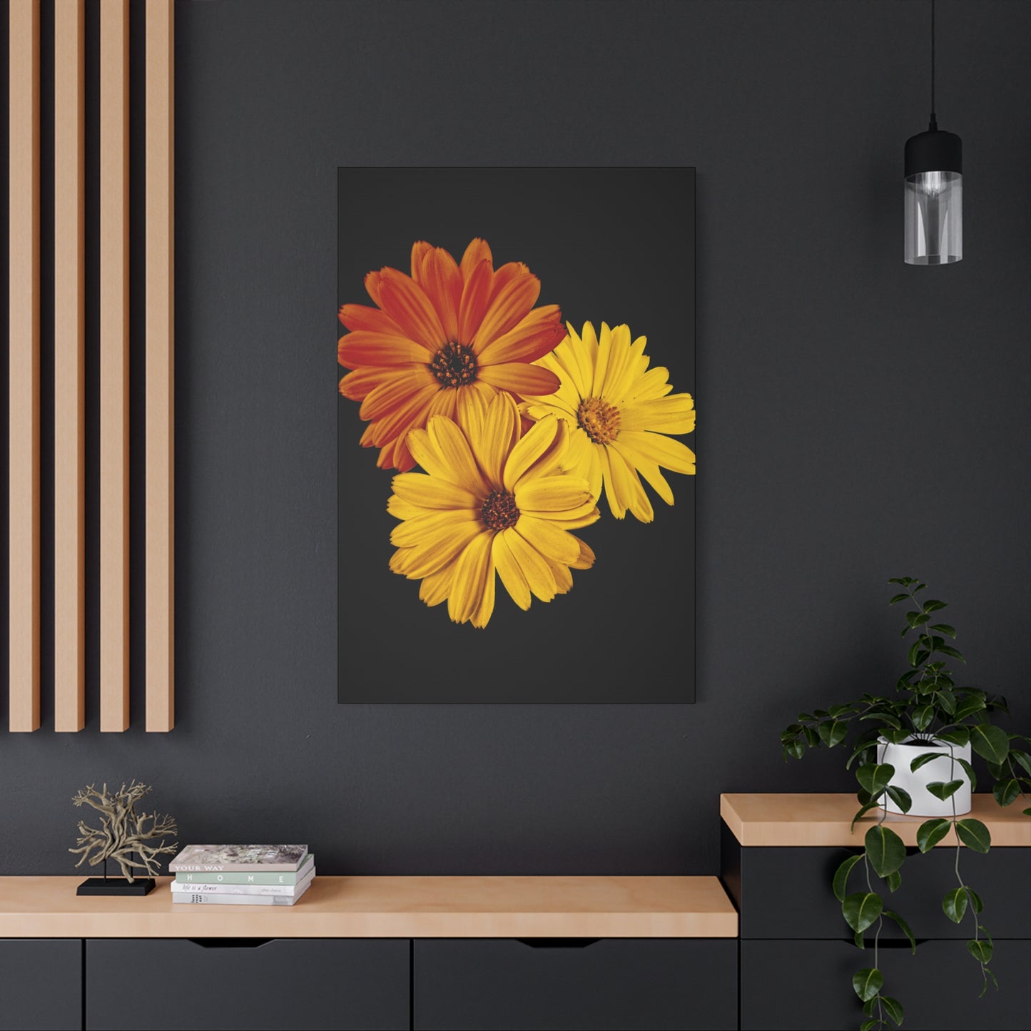 Collection Signature "FLORAL Numéro 4" sur Toile Fine Art sur Toile / Epaisseur 3,2cm - 1'25 po