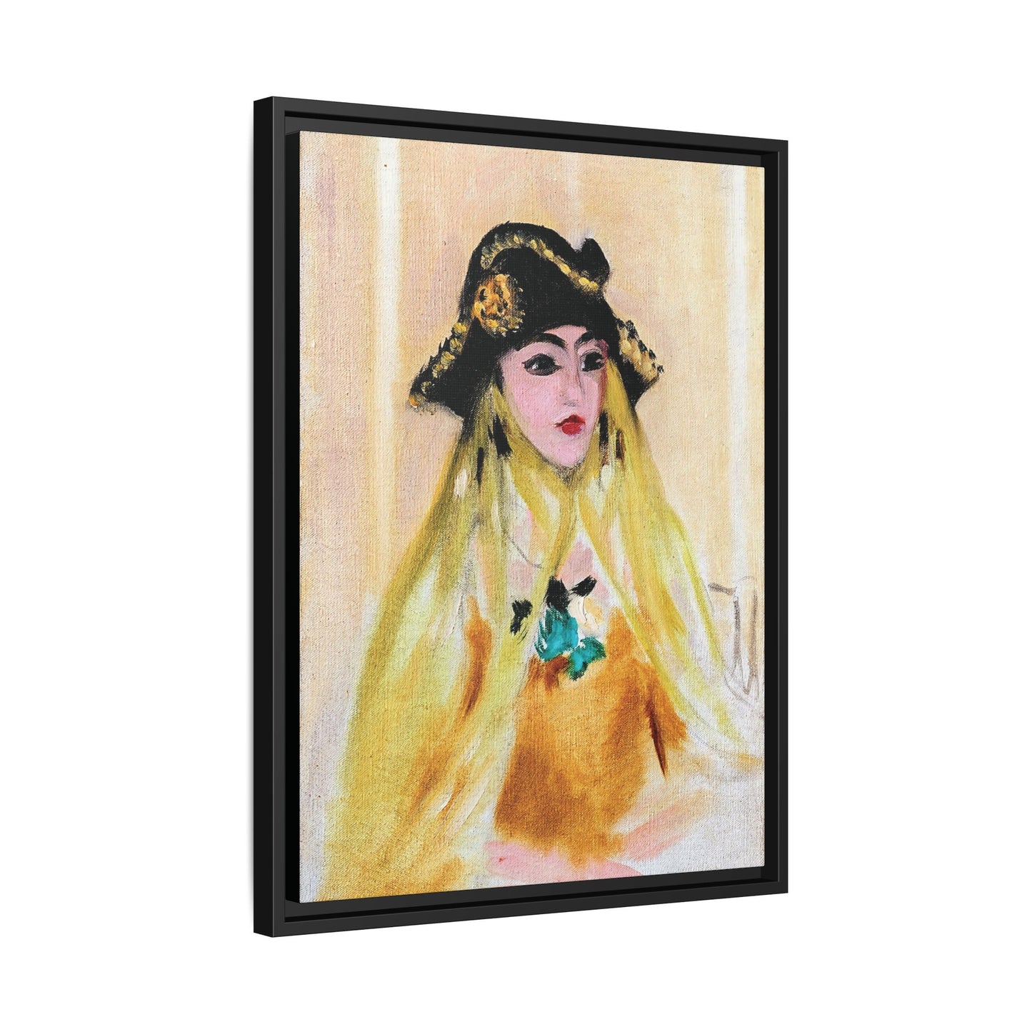 Ancilla (1921) by Henri Matisse / Toile encadrée sur caisse américaine