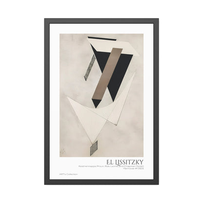 Kestnermappe Proun, Rob. Levnis and Chapman GmbH Hannover #4 (1923) by El Lissitzky / Affiche Encadrée série ART's Collection