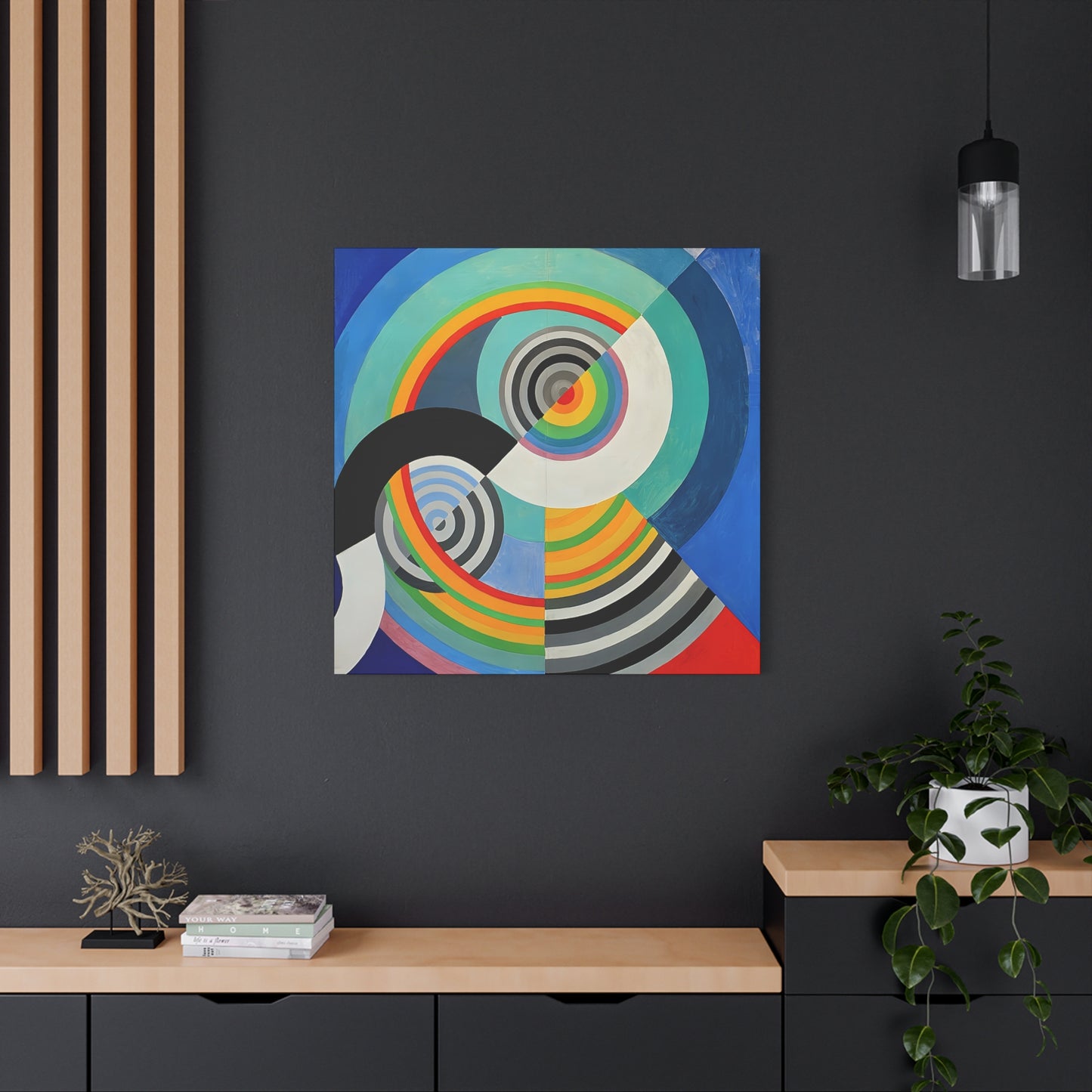 Rythme numéro 3 (1938) by Robert Delaunay / Reproduction Fine Art sur Toile / Epaisseur 3,2cm - 1'25 po
