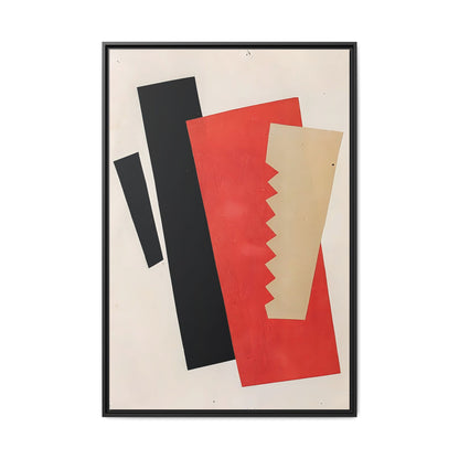 Composition Red-Black-Gold (1920) by El Lissitzky / Toile encadrée sur caisse américaine
