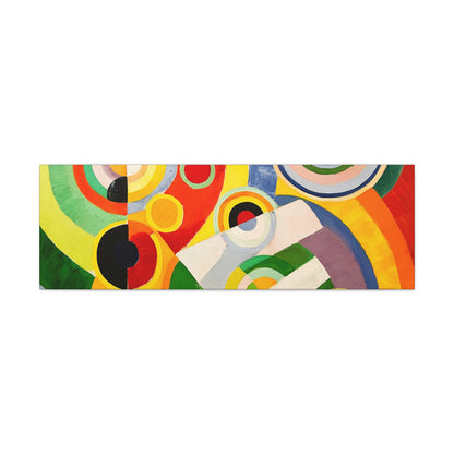 Rythme, Joie de vivre (1930) by Robert Delaunay / Reproduction Fine Art sur Toile / Large Epaisseur 3.2 cm - 1.25 inch