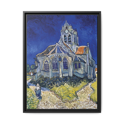 The Church in Auvers-sur-Oise, View from the Chevet (1890) by Vincent van Gogh / Toile encadrée sur caisse américaine