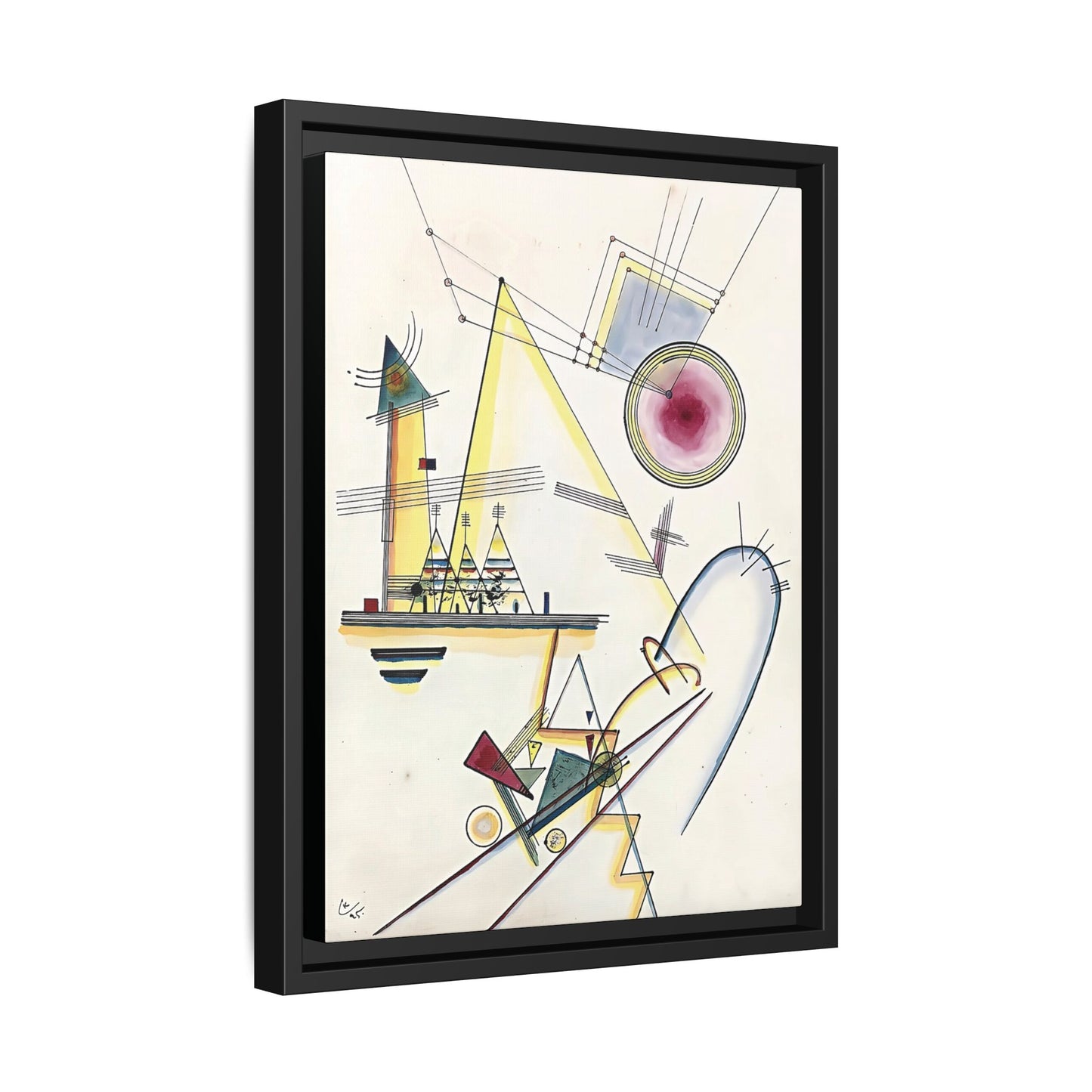 Wassily Kandinsky / Delicate Soul (1925) / Toile encadrée sur caisse américaine