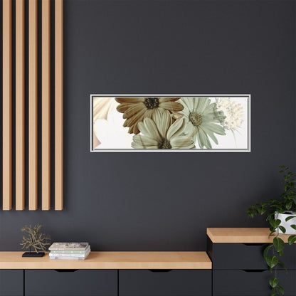 Collection Signature "FLORAL Numéro 12" sur Toile encadrée avec caisse américaine
