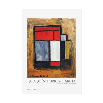 Formas abstractas (1929) by Joaquín Torres-García  / Affiche imprimée - Série ART's Collection
