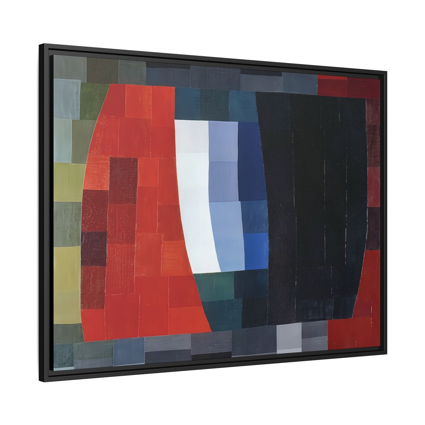 My Sky is Red (1933)  by Otto Freundlich / Toile encadrée sur caisse américaine