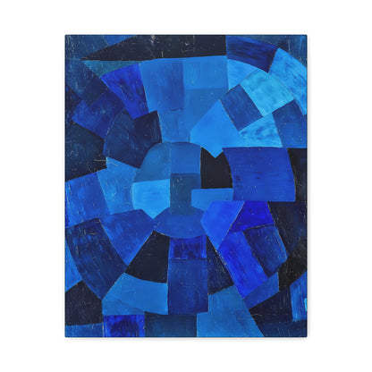 Komposition in Blau (1931) by Otto Freundlich  / Reproduction Fine Art sur Toile / Epaisseur 3,2cm - 1'25 po