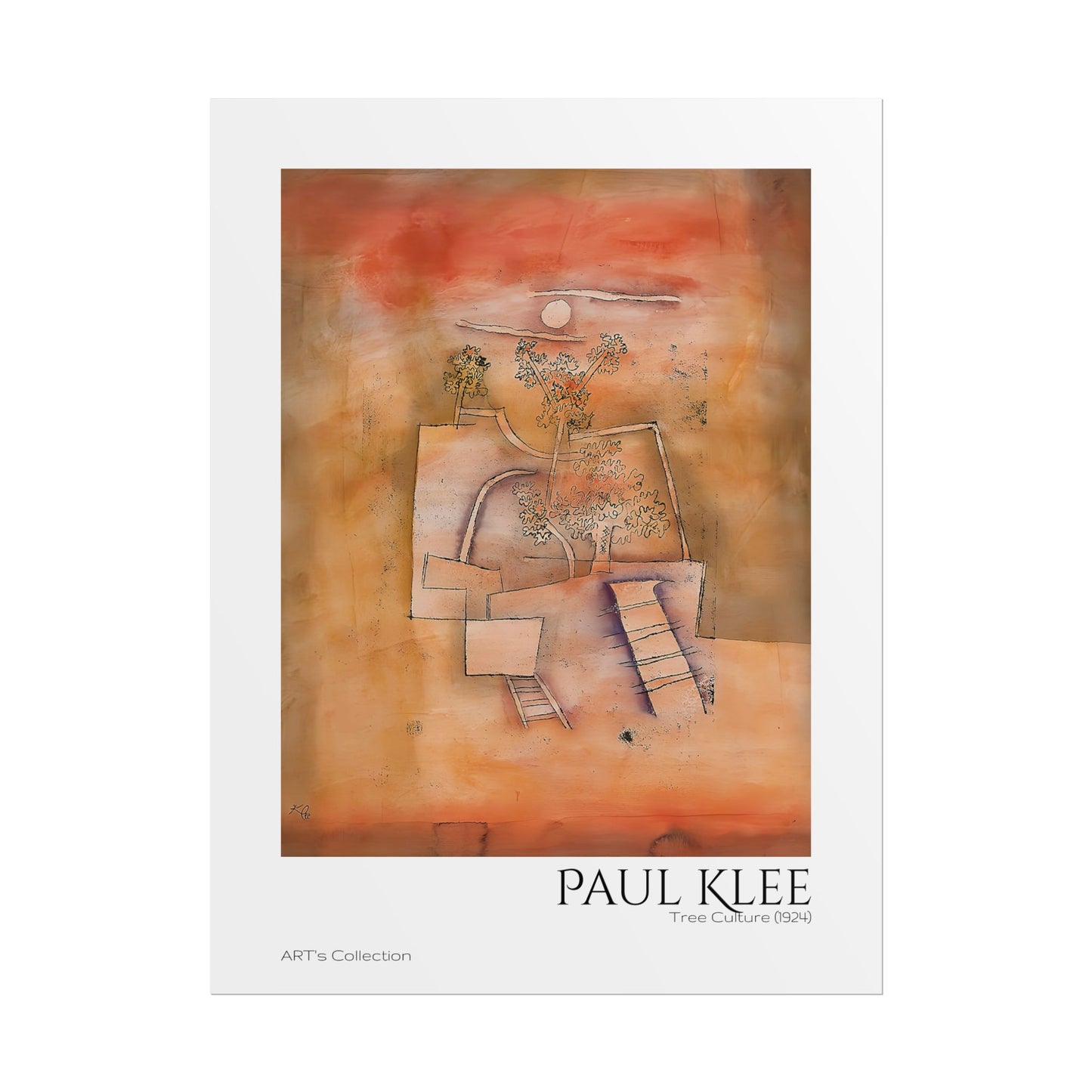 Tree Culture (1924) by Paul Klee / Affiche imprimée - Série ART's Collection