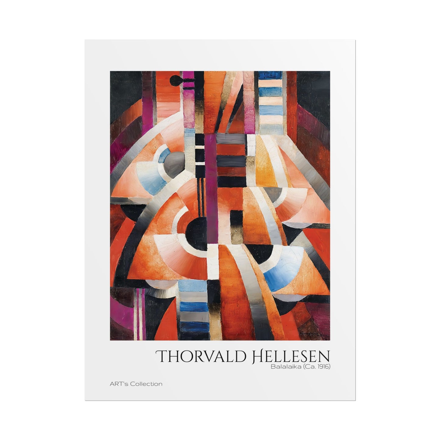 Balalaika (Ca. 1916) by Thorvald Hellesen / Affiche imprimée - Série ART's Collection
