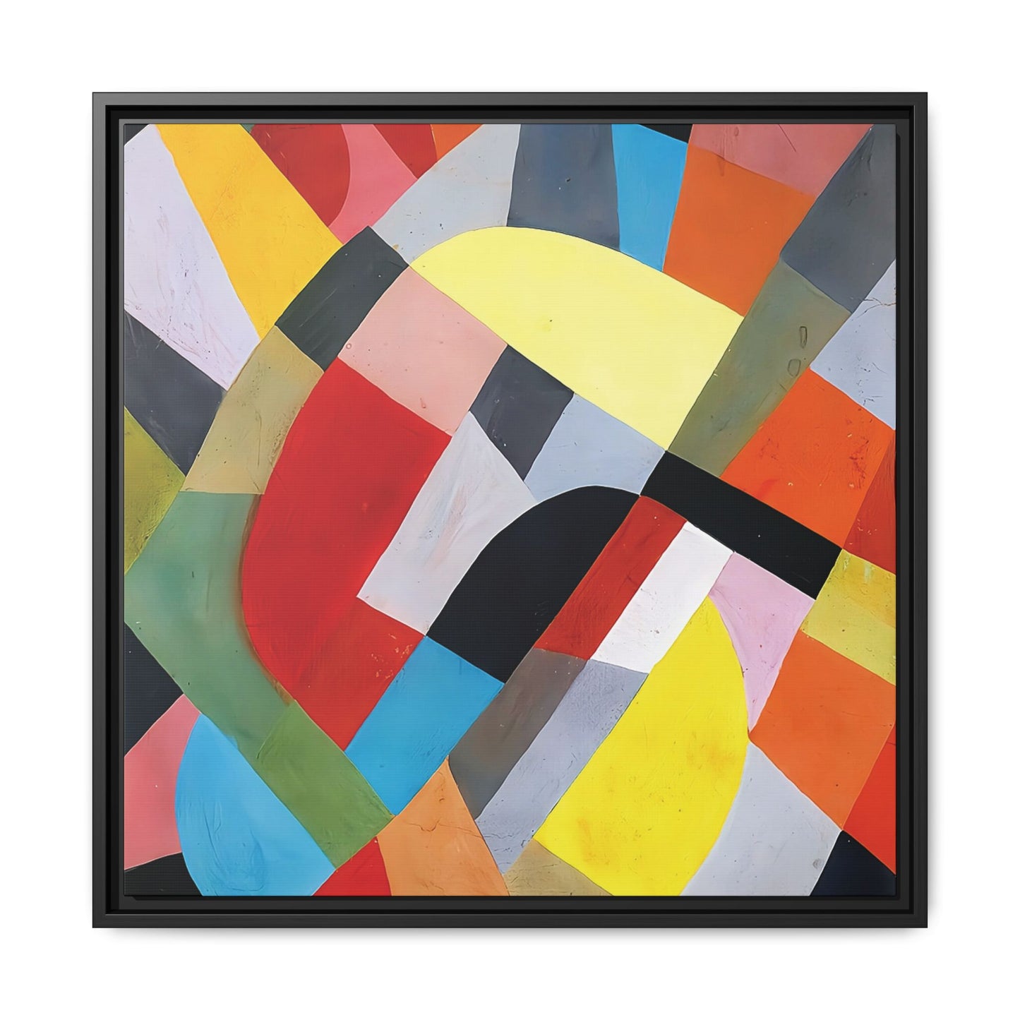 Composition Abstraite (1936-38) by Otto Freundlich   / Toile encadrée sur caisse américaine