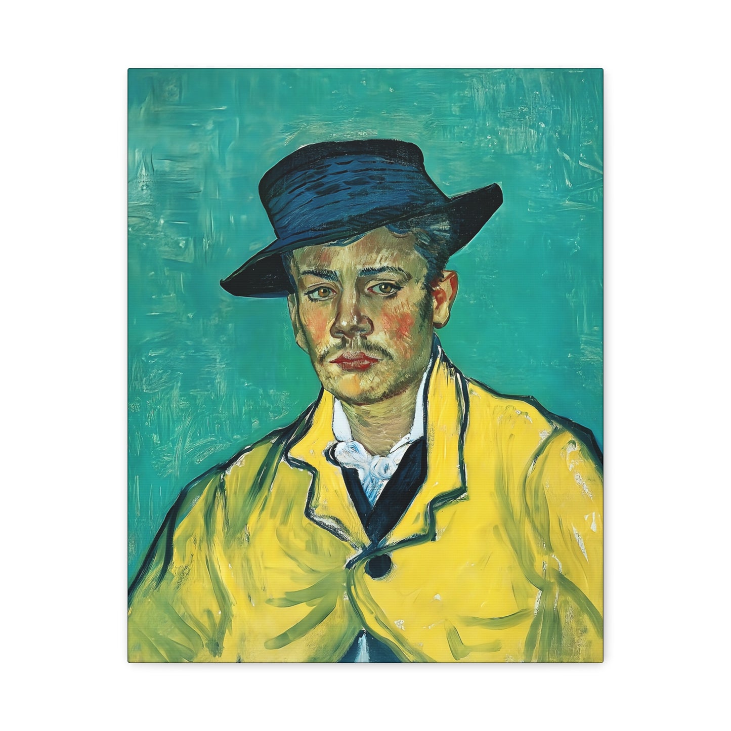 Portrait of Armand Roulin (1888) by Vincent van Gogh  / Reproduction Fine Art sur Toile / Epaisseur 3,2cm - 1'25 po