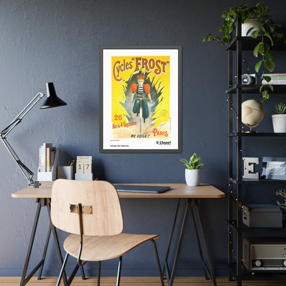 Cycles Frost (1894) by E Clouet / Affiche Encadrée Série Vintage Ads Collection