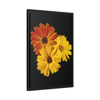 Collection Signature "FLORAL Numéro 4" sur Toile encadrée avec caisse américaine