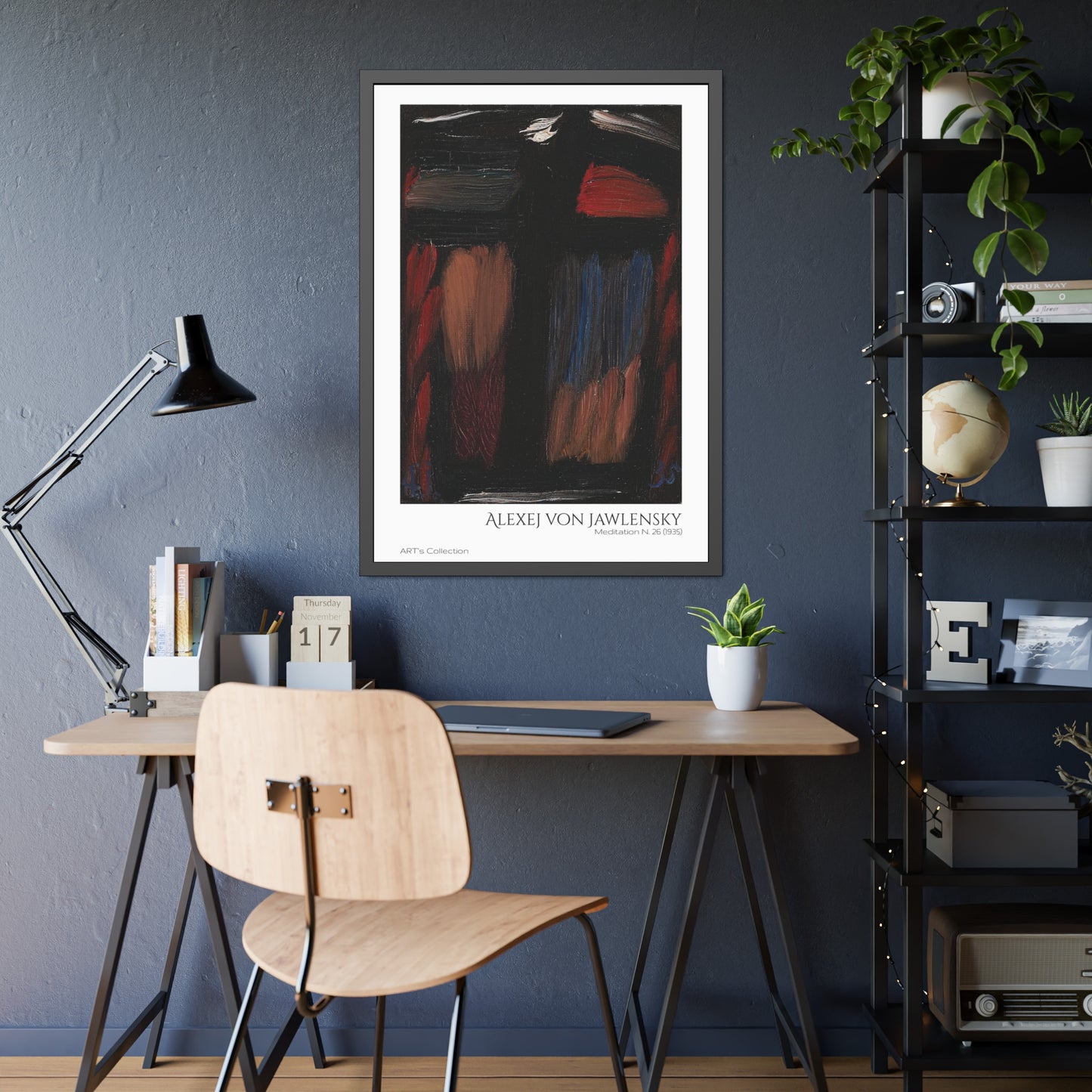 Meditation N. 26 (1935) by Alexej von Jawlensky  / Affiche Encadrée série ART's Collection