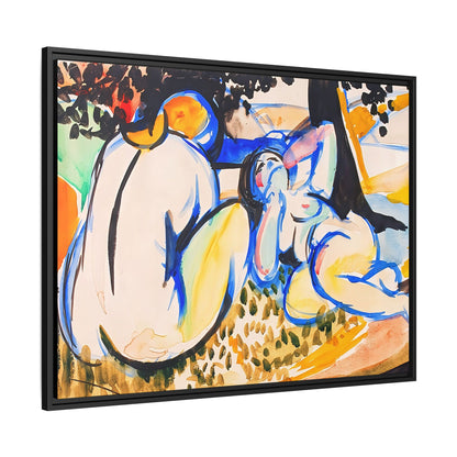 Nudes (1915-1918) by Henry Lyman Saÿen / Toile encadrée sur caisse américaine