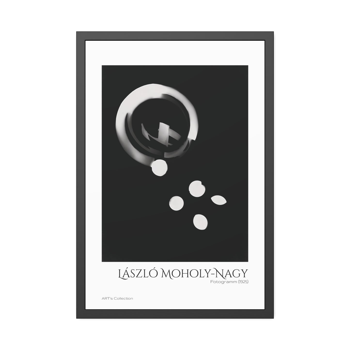Fotogramm (1925) by László Moholy-Nagy  / Affiche Encadrée série ART's Collection