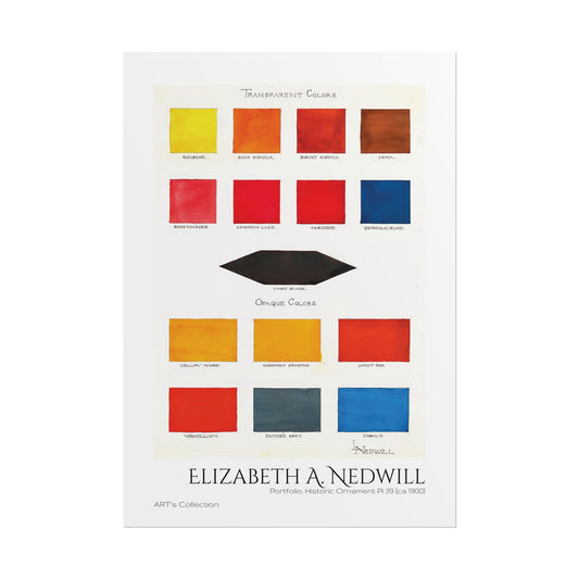 Portfolio, Historic Ornament Pl 39 (ca 1900) by Elizabeth A. Nedwill / Affiche imprimée - Série ART's Collection