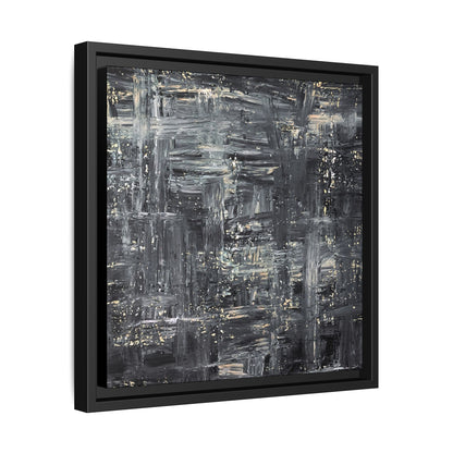 Tableau Intemporel Ardoise Doré "Série Sign Collections" / Toile encadrée sur caisse américaine