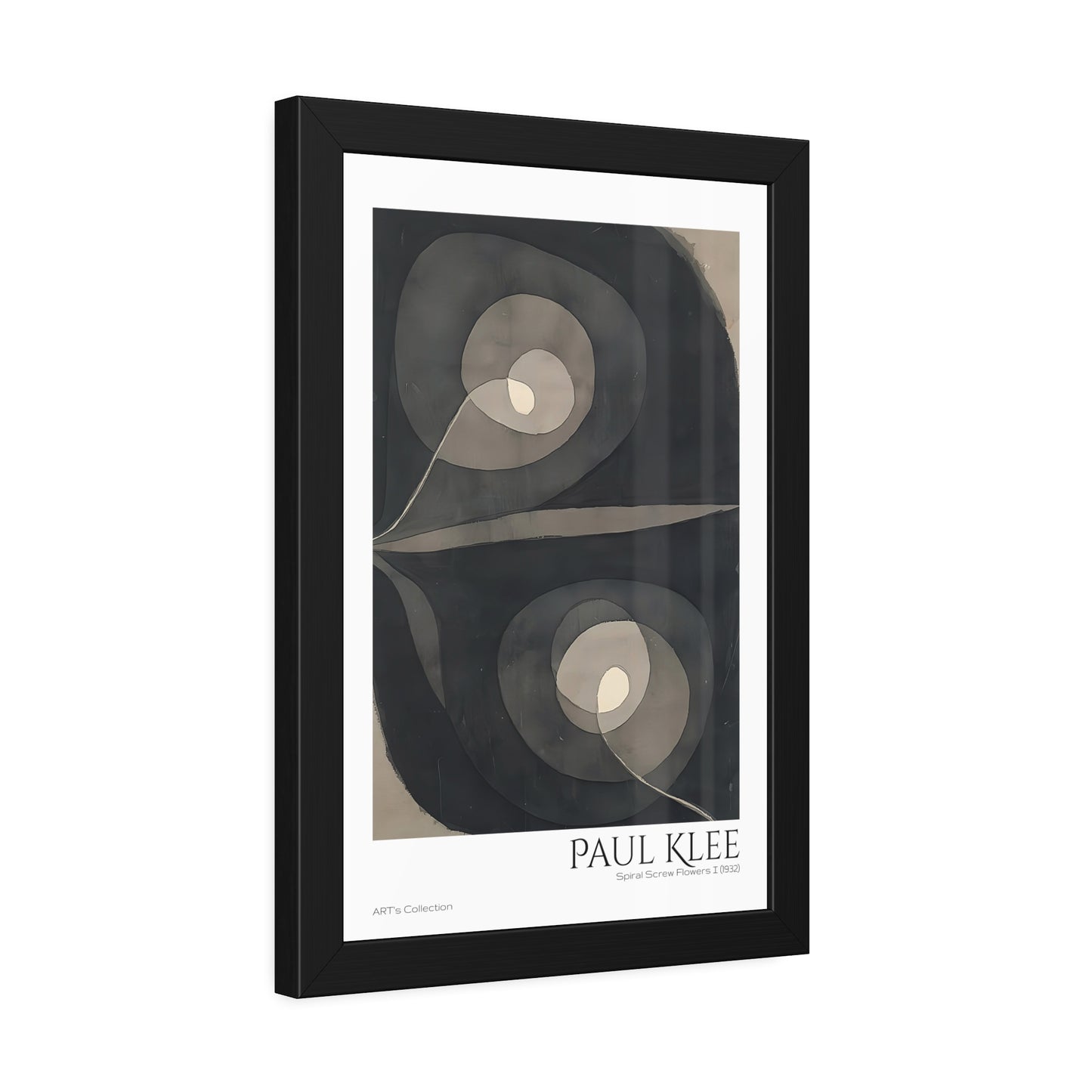 Spiral Screw Flowers I (1932)  by Paul Klee / Affiche Encadrée série ART's Collection