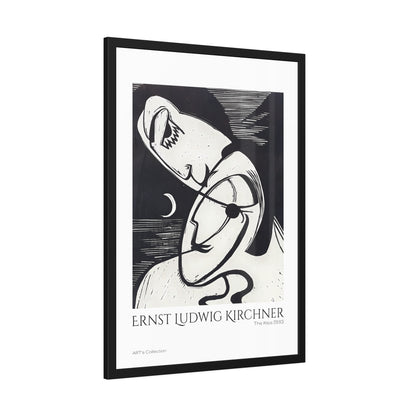 The Kiss (1930) by Ernst Ludwig Kirchner / Affiche Encadrée série ART's Collection