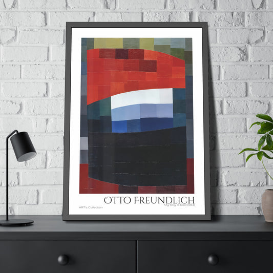 My Sky is Red (1933) by Otto Freundlich  / Affiche Encadrée série ART's Collection