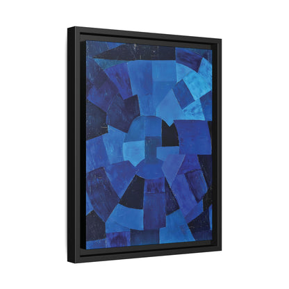 Komposition in Blau (1931) by Otto Freundlich / Toile encadrée sur caisse américaine