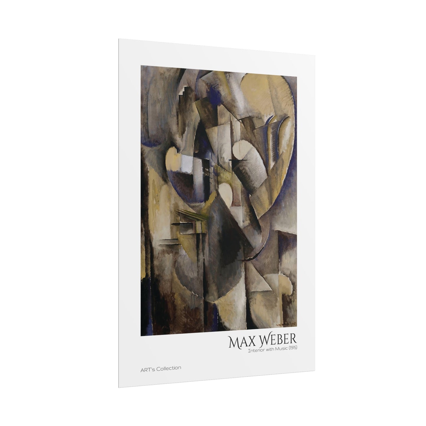 Interior with Music (1915) by Max Weber / Affiche imprimée - Série ART's Collection